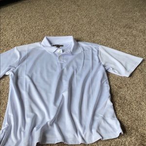 Men’s White Polo.